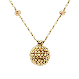 Колье из желтого золота