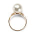 Кольцо из желтого золота с жемчугом