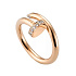 Кольцо из розового золота
