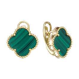 Серьги из желтого золота