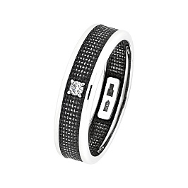 Кольцо из белого золота