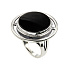 Кольцо из серебра с ониксом