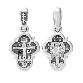 Крест из белого золота