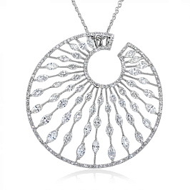 Колье из белого золота