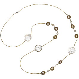 Колье из серебра