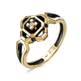 Кольцо из желтого золота