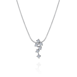 Колье из белого золота