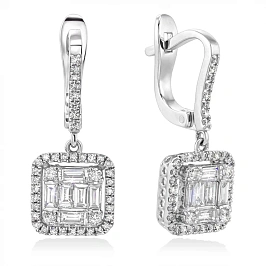 Серьги из золота с бриллиантами