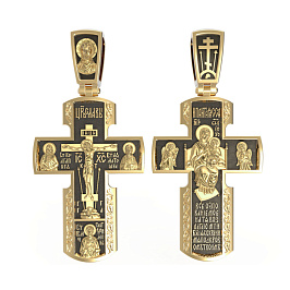 Крест из желтого золота