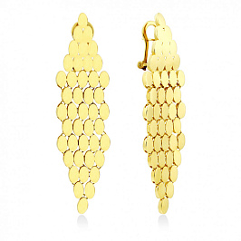 Итальянские золотые серьги