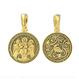 Подвеска из желтого золота