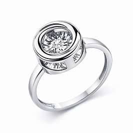 Кольцо из белого золота