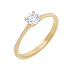 Кольцо DANAYA  из желтого золота с бриллиантом 0,32 ct