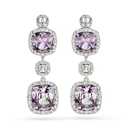 Серьги из белого золота