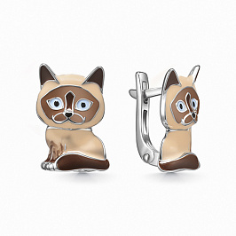 Серьги из серебра