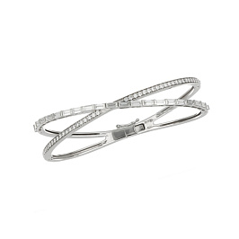 Браслет из белого золота с бриллиантами