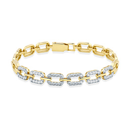 Браслет из желтого золота