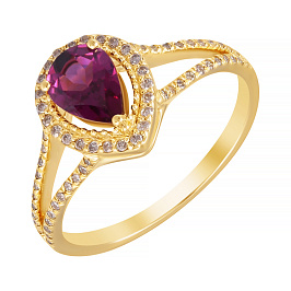 Кольцо из желтого золота 0,85 ct