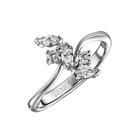 Кольцо из белого золота