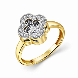 Кольцо из желтого золота