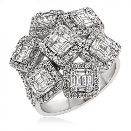 Кольцо из золота с бриллиантами