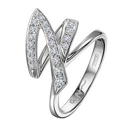 Кольцо из белого золота