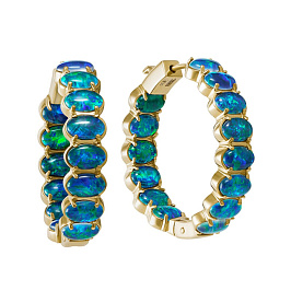 Серьги из желтого золота