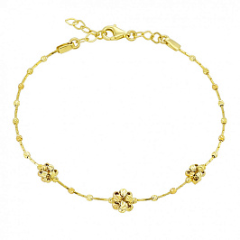 Браслет из желтого золота