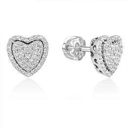 Серьги золотые с бриллиантами