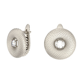 Серьги из белого золота с бриллиантами 0,321 ct