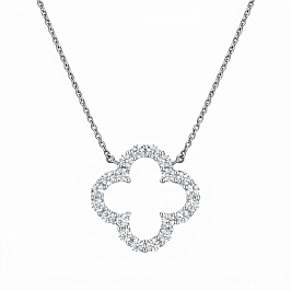 Колье из белого золота