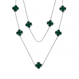 Колье из серебра