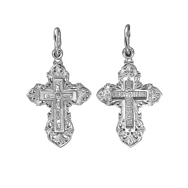 Крест из белого золота