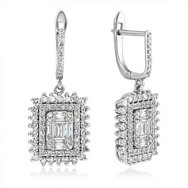 Серьги из золота с бриллиантами