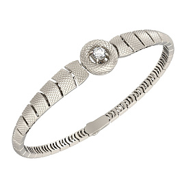 Браслет из белого золота с бриллиантом 0,27 ct