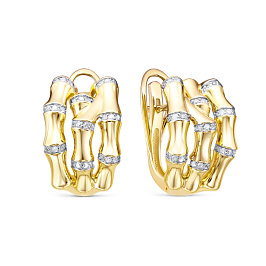 Серьги из желтого золота