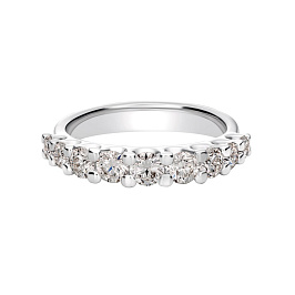 Кольцо из белого золота с бриллиантами