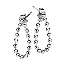 Серьги из белого золота