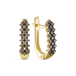 Серьги из желтого золота