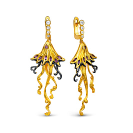 Серьги из серебра