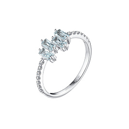 Кольцо из белого золота