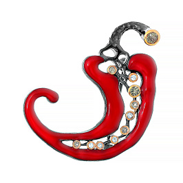 Брошь из серебра