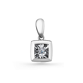 Подвеска из белого золота