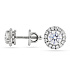 Серьги DANAYA  из белого золота с бриллиантами 0,8 ct