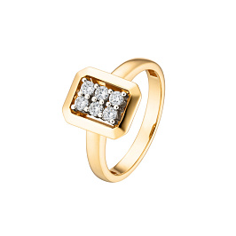 Кольцо из желтого золота