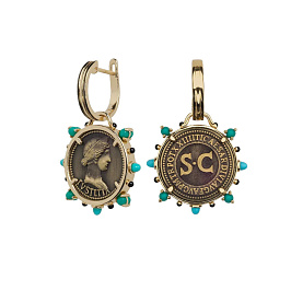 Серьги из бижутерного сплава