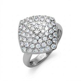 Кольцо из белого золота