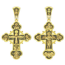 Крест из желтого золота