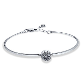 Браслет из белого золота