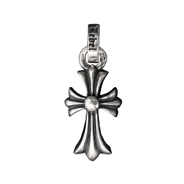 Подвеска из белого серебра